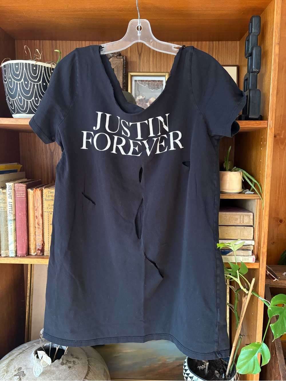 Justin Bieber World Tour Tshirt Dress L Justin Forever Cross
